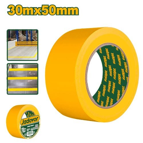 JADEVER Yellow Safety/Warning Tape 2 Inch × 30 Meter