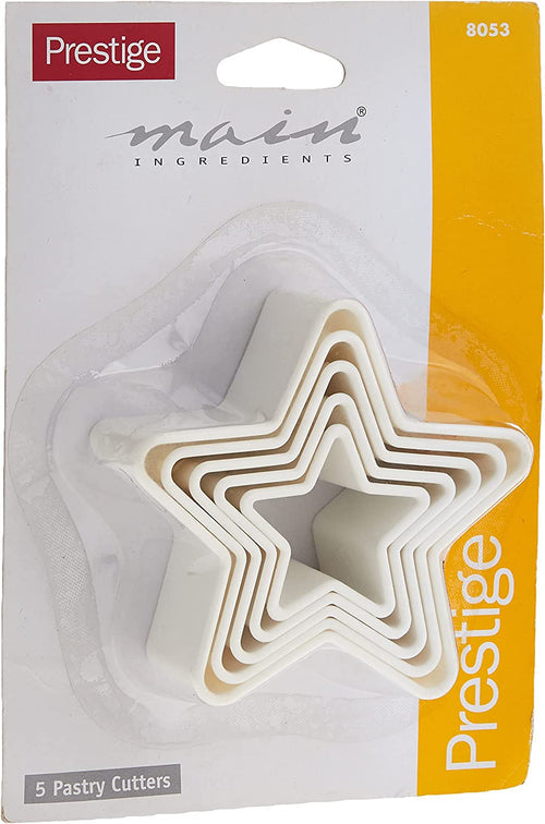 Prestige Star Shape Pastry Cutter Set – 5 Pieces