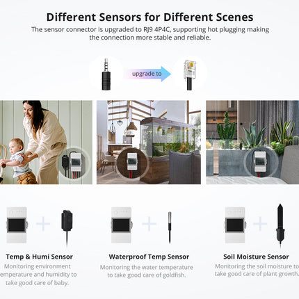 THR320D SONOFF TH Elite Smart Temperature and Humidity Monitoring Switch