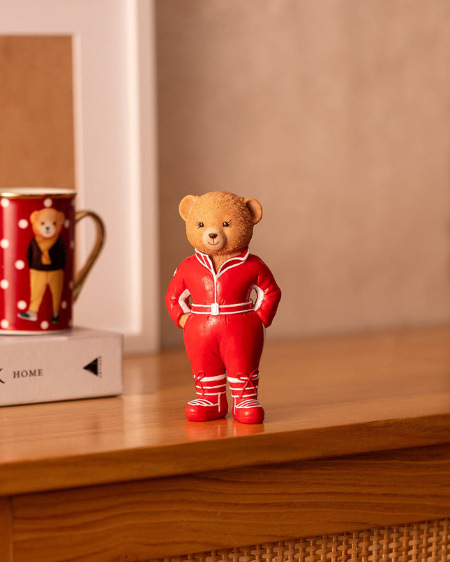 Jolie Bear Decorative Figure Natural Color Accent