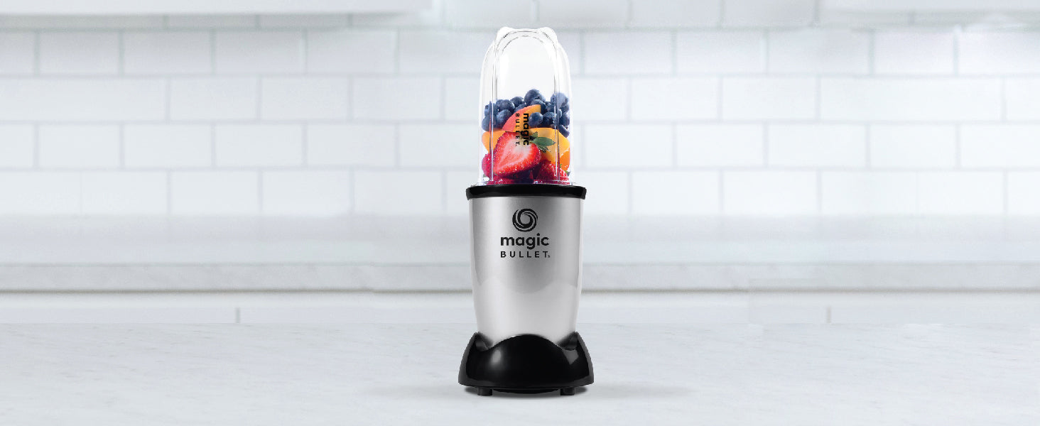 Nutribullet Magic Bullet | 400W Motor | Silver + free plastic cups Nutribullet Magic Bullet | 400W Motor | Silver + free plastic cups