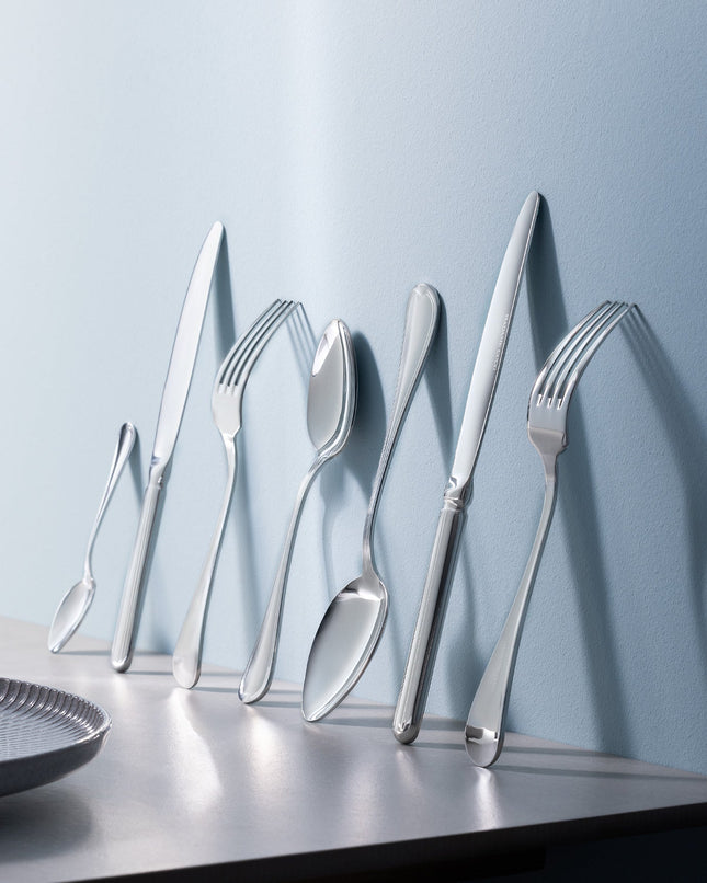 Syrena 42 Piece Silver Cutlery Set for Dining