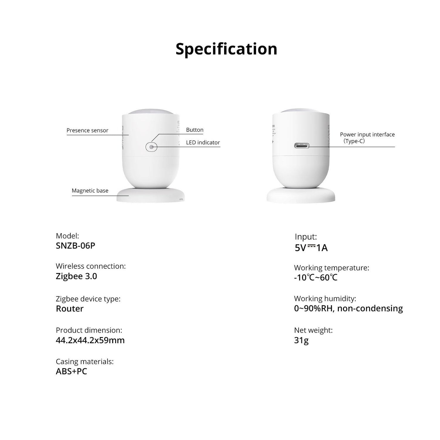 Zigbee Human Presence Sensor Zigbee Human Presence Sensor