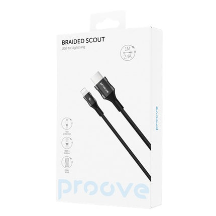 Cable Proove Braided Scout Lightning 2.4A (1m)