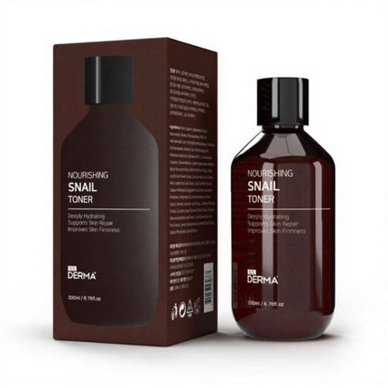 Derma Nourishing Snail Toner 200ml - Hydrating Essence