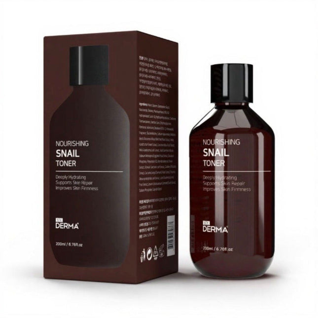 Derma Nourishing Snail Toner 200ml - Hydrating Essence