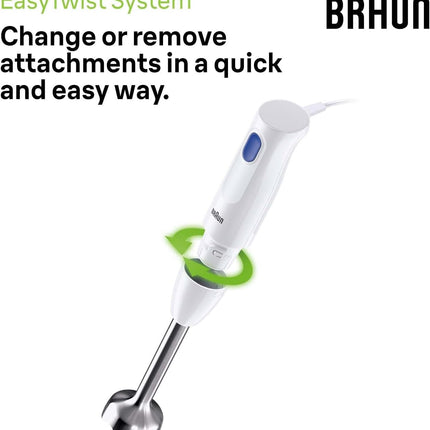 Braun 450W Compact Blender with 350ml Jar - White