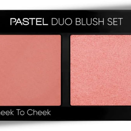 Pastel Duo Blush Set Cheek To Cheek - Natural Glow