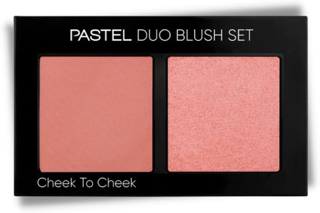 Pastel Duo Blush Set Cheek To Cheek - Natural Glow