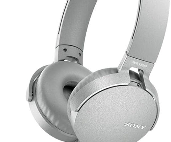 ソニー SONY グレイッシュホワイト ステレオヘッドフォン MDR-XB550