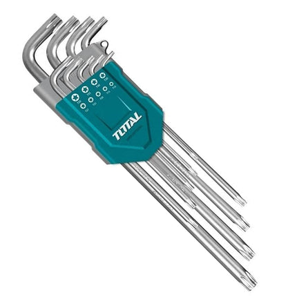 Total  THT106392 | 9-Piece Medium-Length Torx Key Set