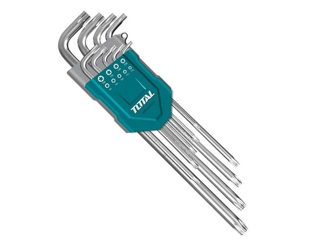 Total  THT106392 | 9-Piece Medium-Length Torx Key Set