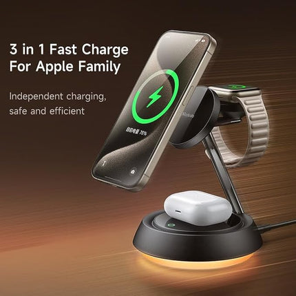 Mcdodo 3-in-1 Magnetic Wireless Charger with Night Light