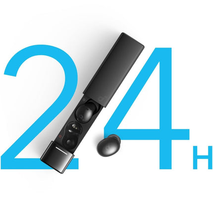 سماعات ساوند كور (Soundcore A30i) من أنكر - عازلة للضوضاء - تصميم مدمج وأنيق - بلوتوث 5.3 - وقت تشغيل 24 ساعة - أسود