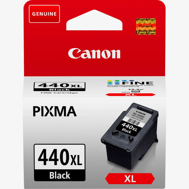 Canon PG-440XL High Yield Black Ink Cartridge - FINE Technology - Long-Lasting Document Printing - Genuine Canon Ink - Compatible with PIXMA MG and MX Series - Black