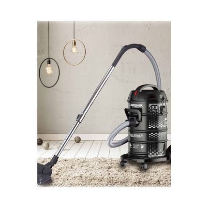 2604 Arshia Drum Vacuum Cleaner 23L Black
