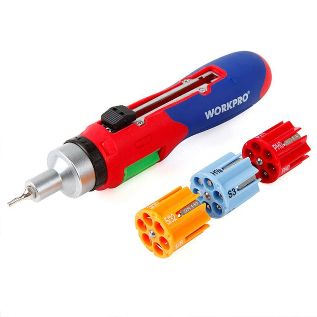 24-IN-1 Auto-Load Ratcheting Multi-Bits Screwdriver