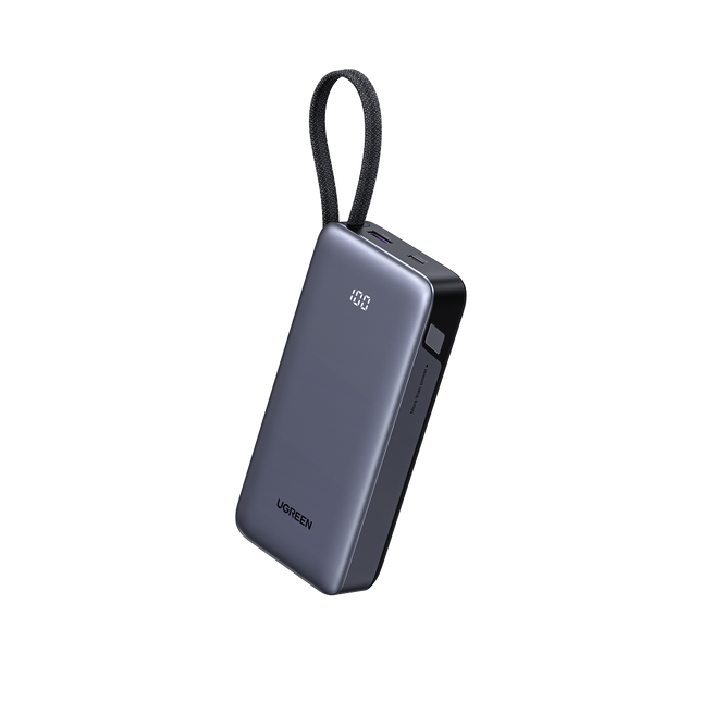 يوجرين نكسود بنك طاقة 20000 مللي أمبير بقوة 45 واط مع كابل USB-C مدمج