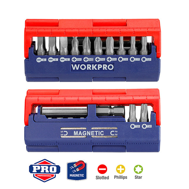 WORKPRO 13PC Screwdriver Bits Set (Metric) | WP221062