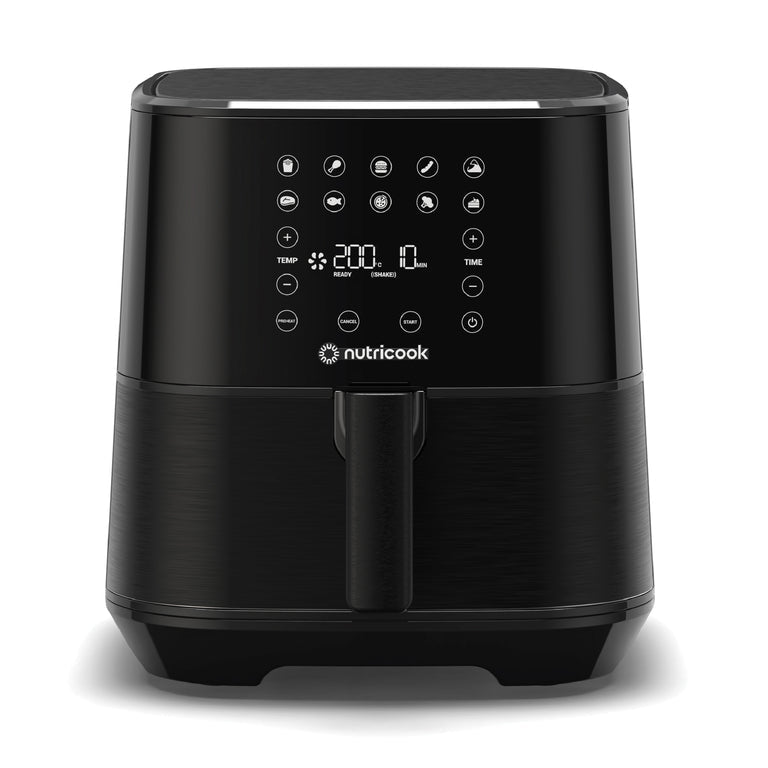قلاية هوائية NUTRICOOK Air Fryer 2 | سعة 5.5 لتر | تقنية SmartTemp - أسود قلاية هوائية NUTRICOOK Air Fryer 2 | سعة 5.5 لتر | تقنية SmartTemp - أسود