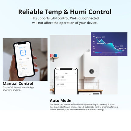 THR316 SONOFF TH Origin Smart Temperature and Humidity Monitoring Switch