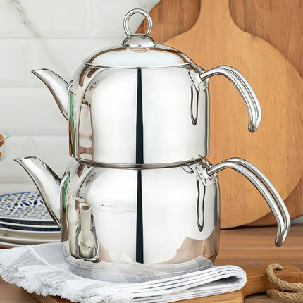 Azura Stainless Steel Teapot Set - Medium Size