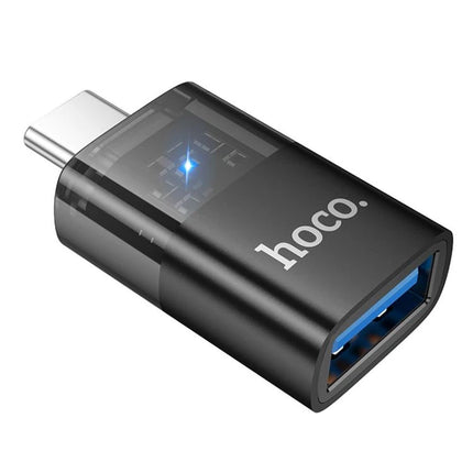 HOCO UA36B USB-C to USB-A OTG Adapter Transparent