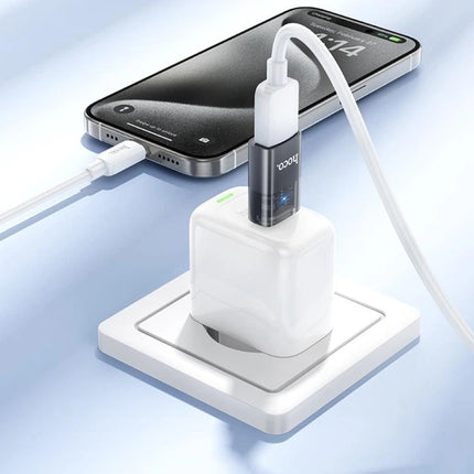 HOCO UA36B USB-C to USB-A OTG Adapter Transparent