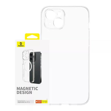 Baseus Crystal Series Tempered Glass Screen Protector for iPhone 15 and 15 Plus - HD Crystal Clarity - 9H Hardness Protection - Shatter-Proof Design - High Touch Sensitivity - Includes Easy Installation Kit