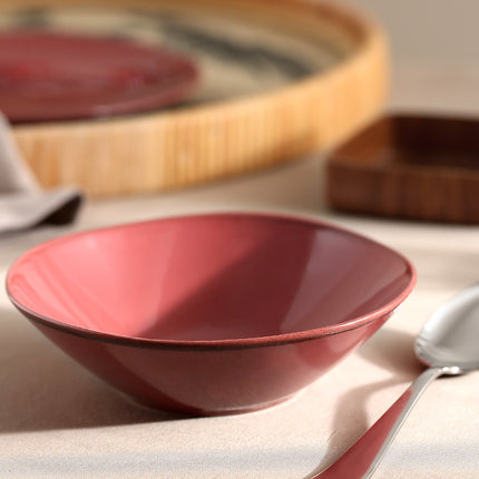 Colores Carmen Red Bowl – Elegant Dining Tableware