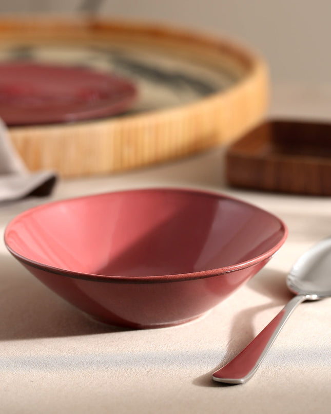 Colores Carmen Red Bowl – Elegant Dining Tableware