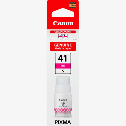 Canon GI-41S Genuine Refillable Ink Bottle - Choose Color: Black, Cyan, Magenta, or Yellow - High-Quality Printing - Compatible with PIXMA G-Series MegaTank