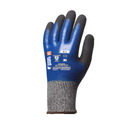 N555COVERGUARDNitrile Blue Cut Gloves From Sakkab High Protection | EN4543 | N555