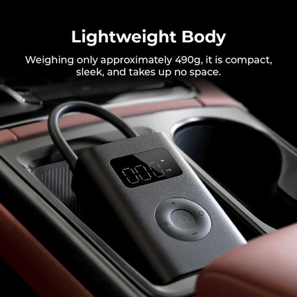 Xiaomi BHR9099GL - منفاخ الإطارات بمحرك عالي الأداء، أسود