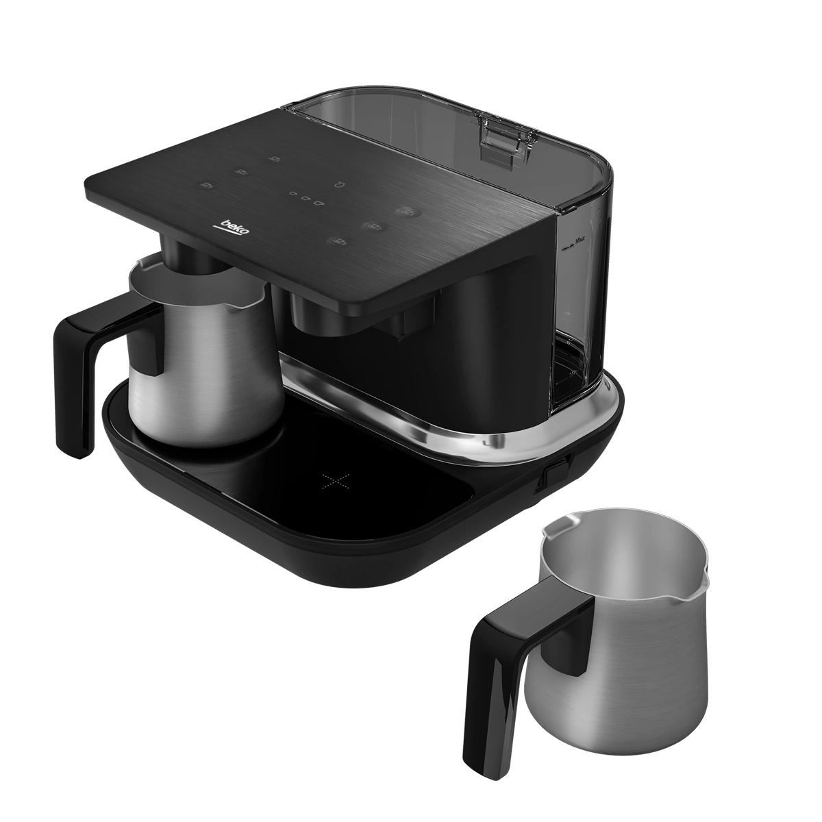 محضرة قهوة تركية بيكو بسعة 1.5 لتر تصميم اسود محضرة قهوة تركية بيكو بسعة 1.5 لتر تصميم اسود