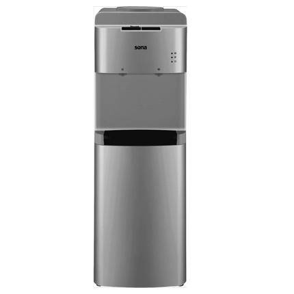 Sona Water Dispenser 2 Faucets With Safety Child Lock Silver