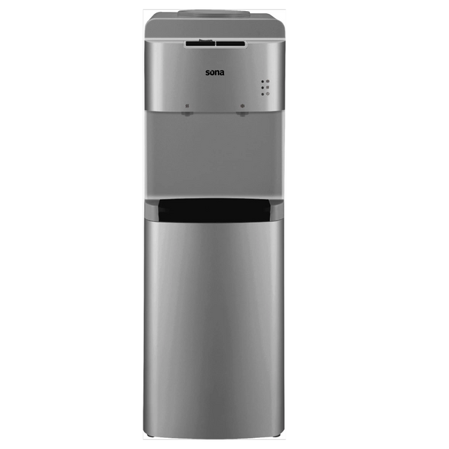 Sona Water Dispenser 2 Faucets With Safety Child Lock Silver