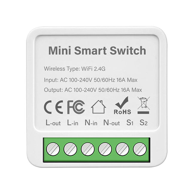 MOES - WIFI Mini Hidden Smart Switch - 16A - 1 Gang