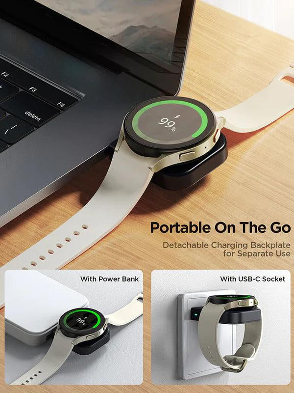 شاحن ساعة آبل (Apple Watch) اللاسلكي من جويروم (Joyroom) - كابل شحن مغناطيسي سريع وآمن شاحن ساعة آبل (Apple Watch) اللاسلكي من جويروم (Joyroom) - كابل شحن مغناطيسي سريع وآمن