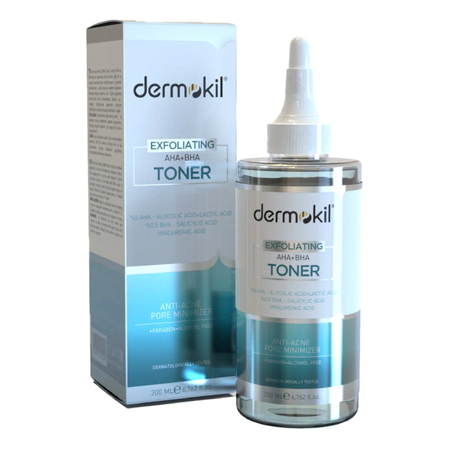 DERMOKIL Advanced Peeling Toner with AHA BHA Niacinamide