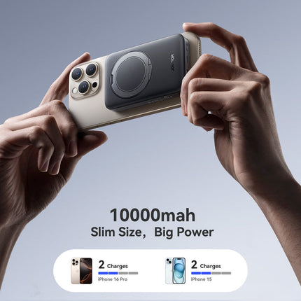 Joyroom JR-PBM12 22.5W Magnetic Wireless Power Bank 10000mAh with Ring Holder