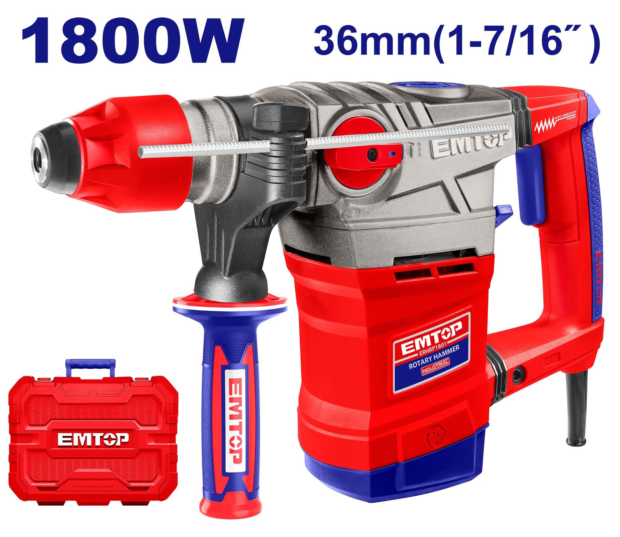 دريل همر EMTOP 1800W 36mm دريل همر EMTOP 1800W 36mm
