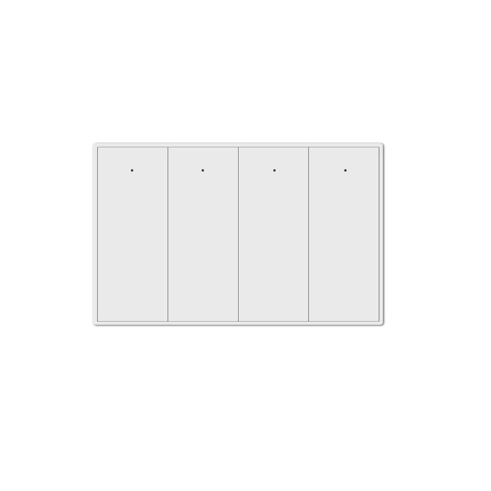 Zemismart Zigbee 4-Gang Smart Wall Light Switch (US Type, White) Zemismart Zigbee 4-Gang Smart Wall Light Switch (US Type, White)