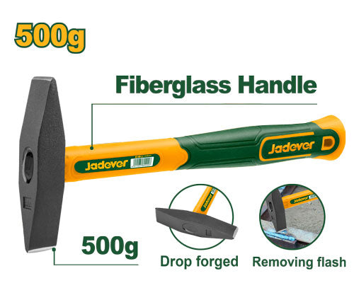 شاكوش حرارة يد فيبر JADEVER - 500g شاكوش حرارة يد فيبر JADEVER - 500g