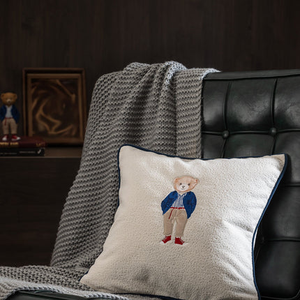 Melay Ivory Pillow Cover – Textured Luxury Cushion