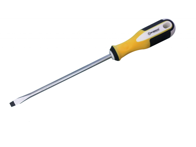 WT5010 worksite Flat Head Screwdriver 8" 200mm From worksite Durable CR-V Steel | WT5010