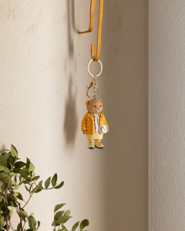 Madelyn Bear Keychain - Yellow Charm Accessory