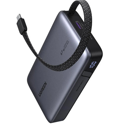 Ugreen 67W Power Bank 20000mAh Built-in Cable PB556
