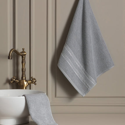 Alice Face Towel Gray - Soft & Absorbent Cotton Towel