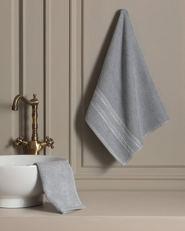 Alice Face Towel Gray - Soft & Absorbent Cotton Towel